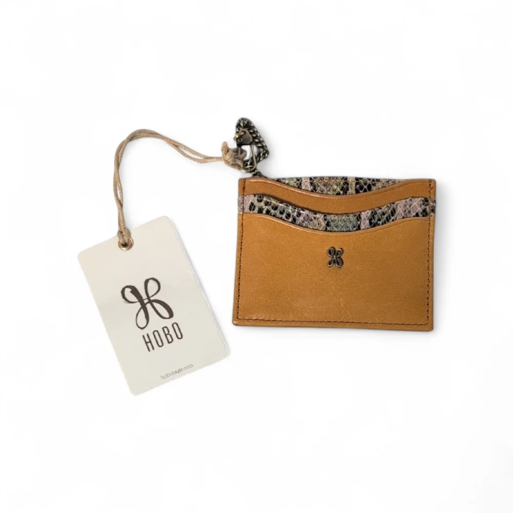 Hobo Leather Credit Card Wallet Case
